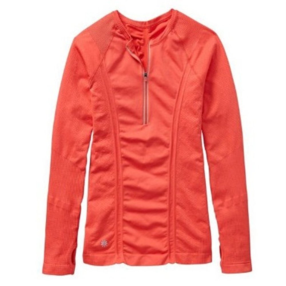 Athleta Women's Half-Zip Tracker Long Sleeve Top - M